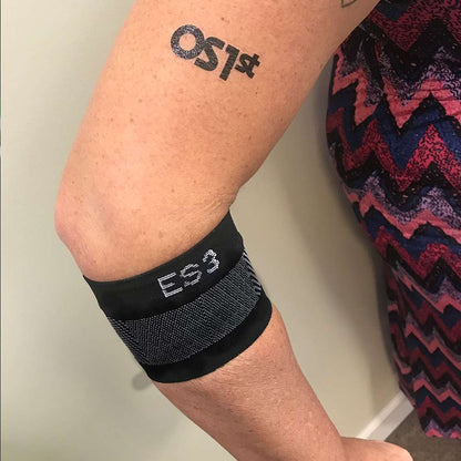 Elbow Compression Sleeve For Bursitis (ES3) - Black