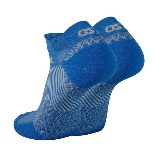 No Show Plantar Fasciitis Compression Socks (FS4) - Blue