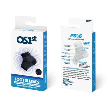 Sports Compression Foot Sleeve (FS6) - Natural
