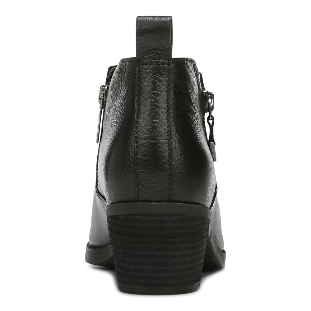 Cecily Ankle Boot - Black Leather