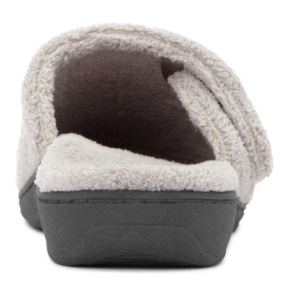 Gemma Mule Slippers - Light Grey