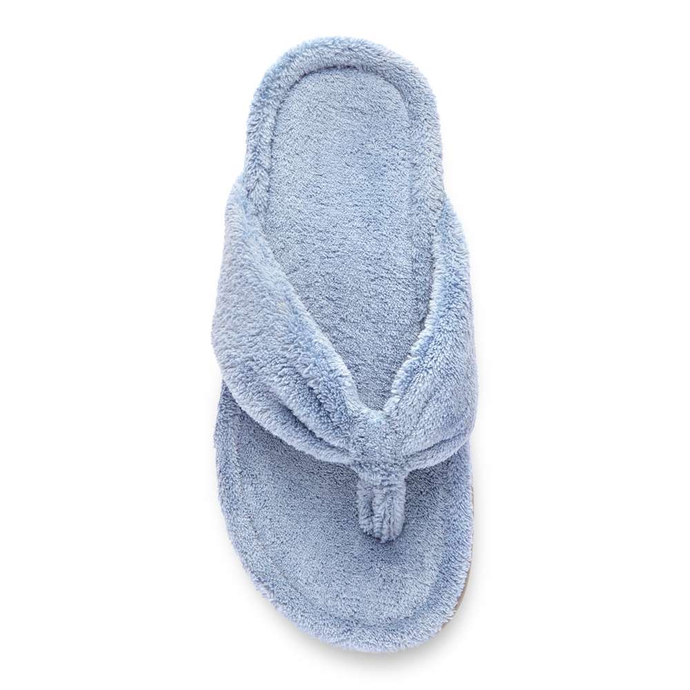 Gracie Toe Post Slipper - Blue