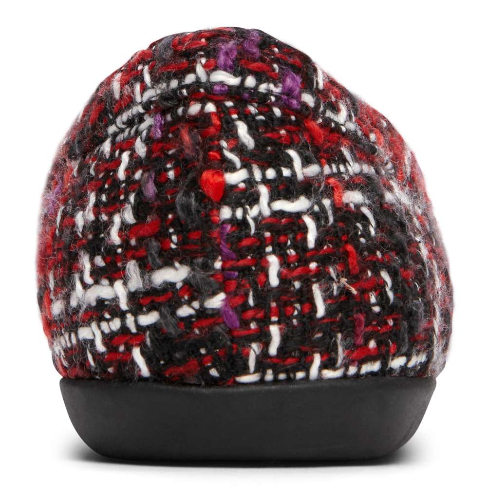 Ida Slipper - Black/Red