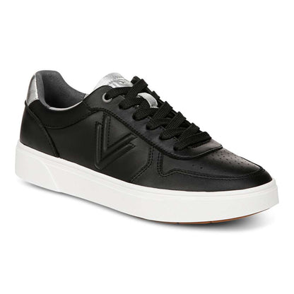 Kimmie Court Sneaker - Black Silver