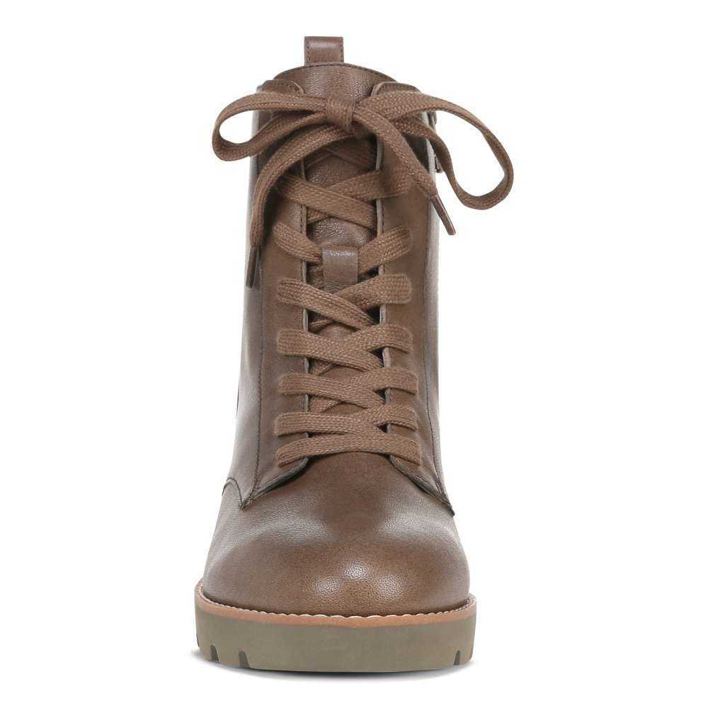 Lani Lace-Up Boot - Greige