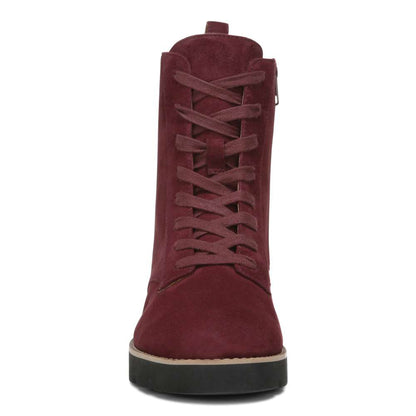 Lani Lace-Up Boot - Wine
