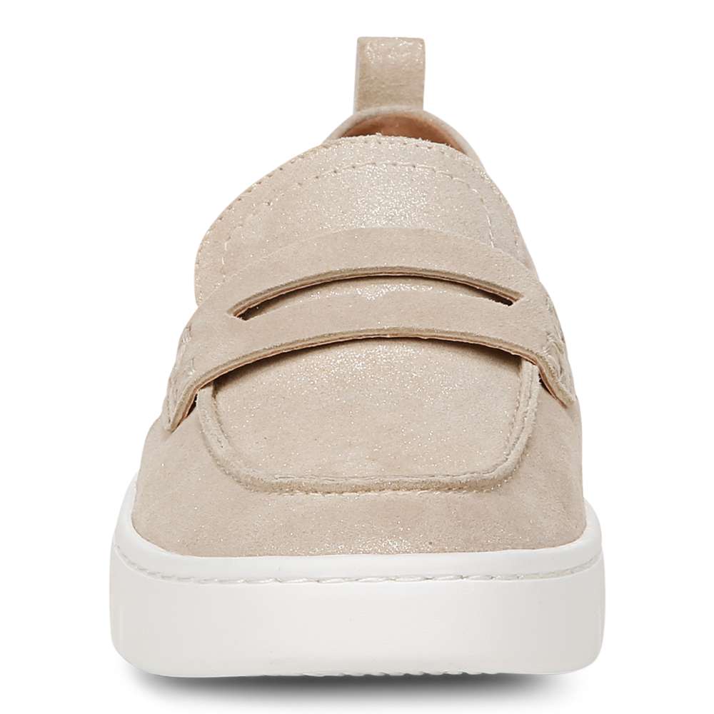 Uptown Loafer - Gold Metallic Leather