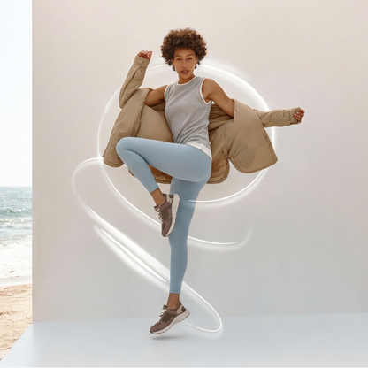 Walk Max Skyline Mesh Sneaker - Milk Chocolate