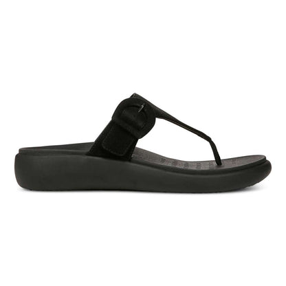 Activate Recovery Sandal - Black Suede