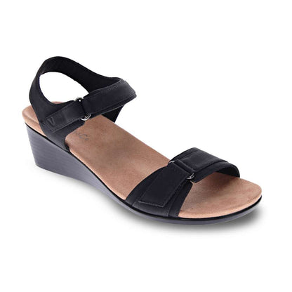 Adelaide Wedge Sandal - Black