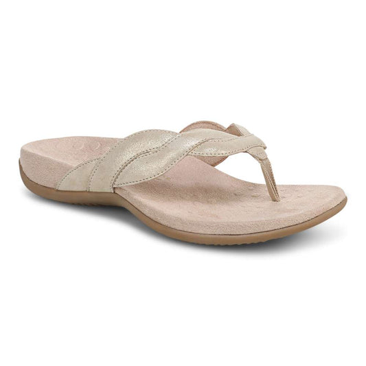 Bella Braid Toe Post Sandal - Gold