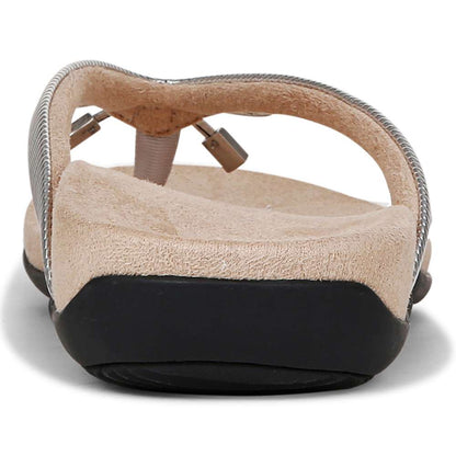 Bella Toe Post Sandal - Aluminium