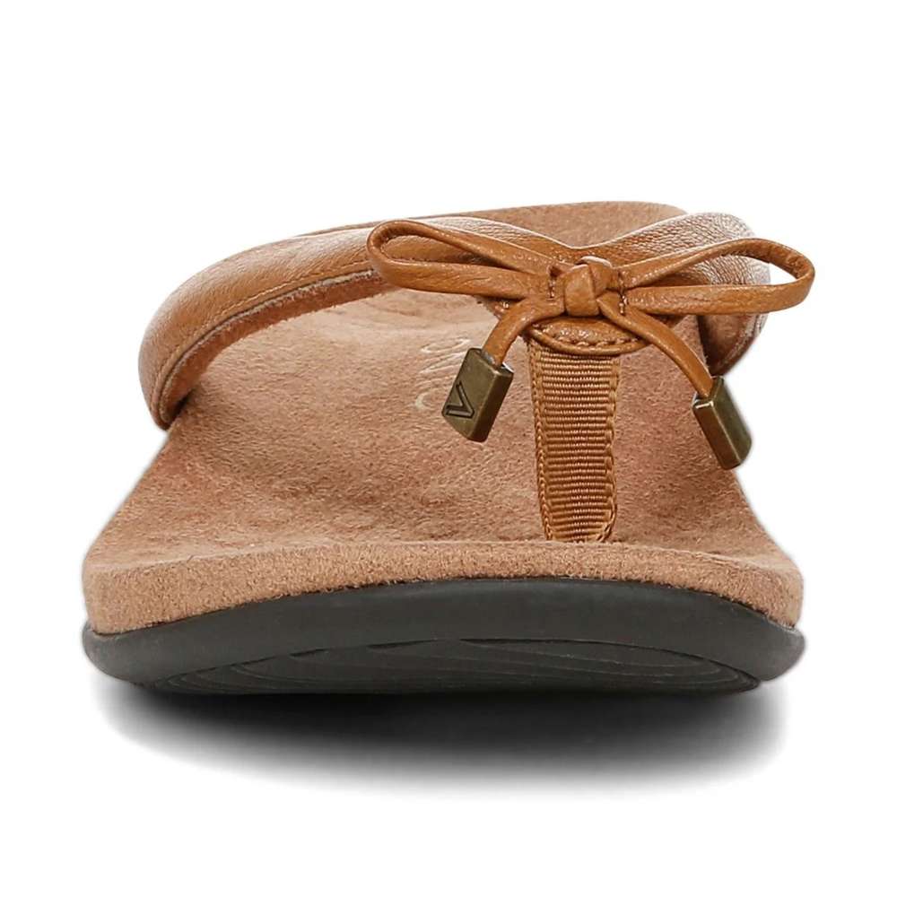 Bella Toe Post Sandal - Light Brown