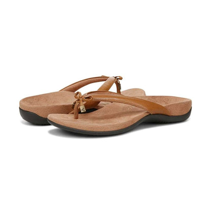 Bella Toe Post Sandal - Light Brown