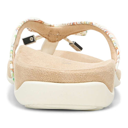Bella Toe Post Sandal - Marshmallow Tropical