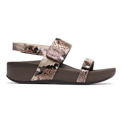 Bolinas Platform Sandal - Tan Snake