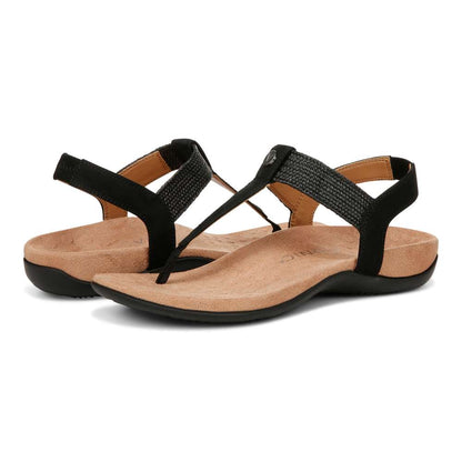Brea Slingback Sandal - Black Nubuck