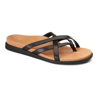 Daisy Toe Post Sandal - Black
