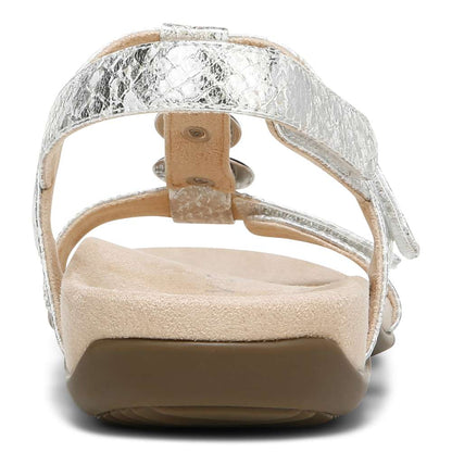 Farra Adjustable Sandal - White Snake