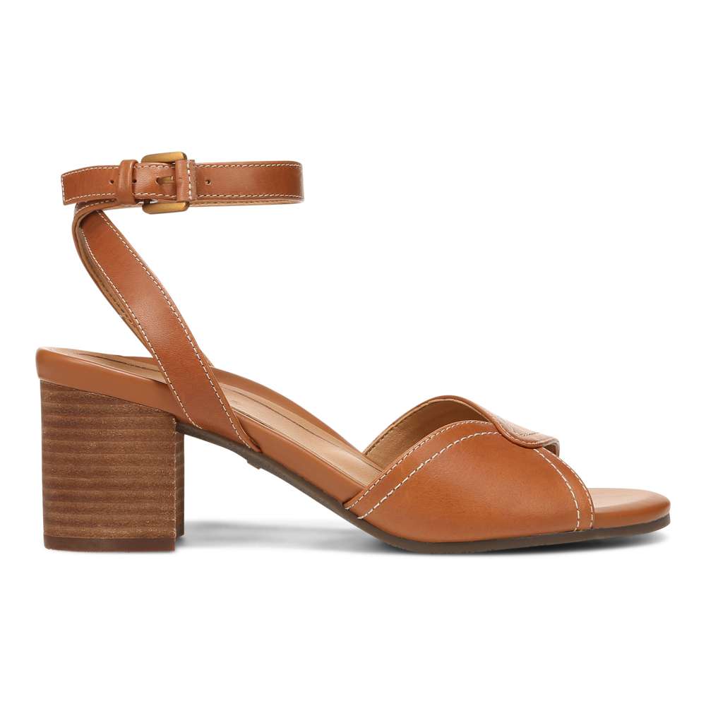 Isadora Heeled Sandal - Tan