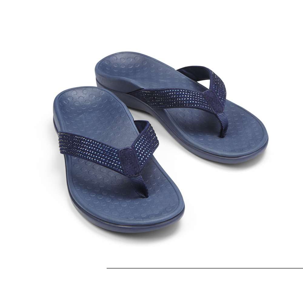 Islander Toe Post Sandal - Navy