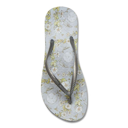 Noosa Print Toe Post Sandal - Moon