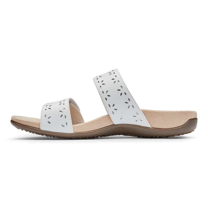 Randi Slide Sandal - White