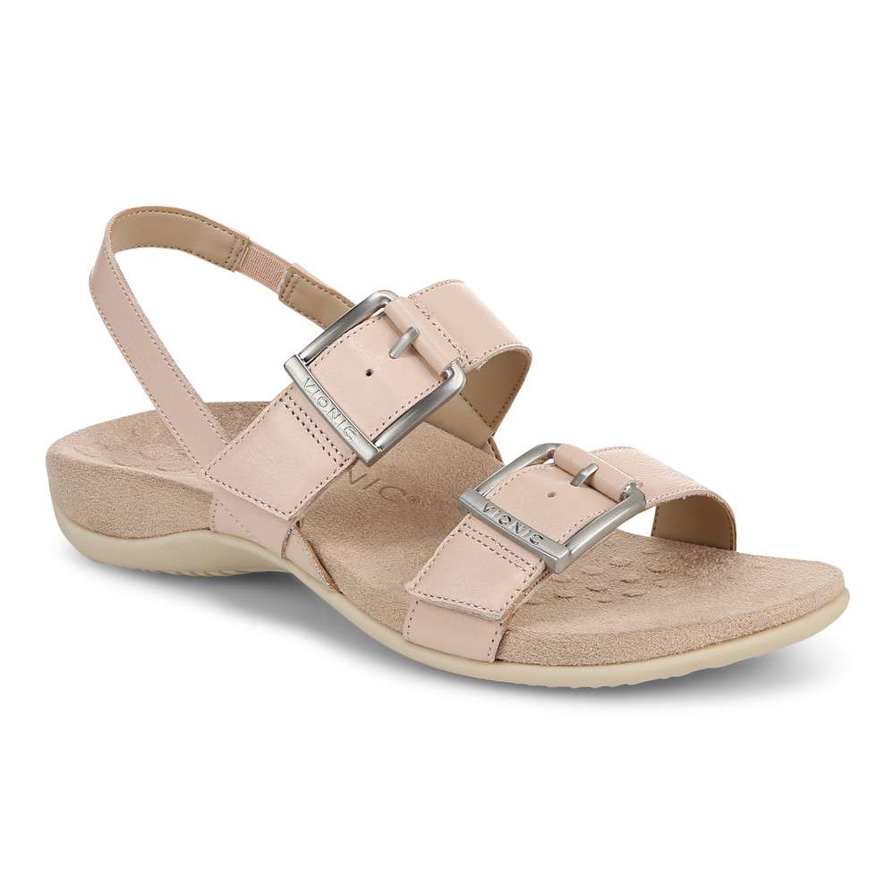 Reese Backstrap Sandal - Cameo Rose