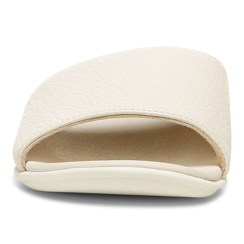 Val Slide Sandal - Cream