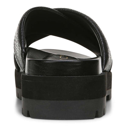 Vesta Flatform Lug Sandal - Black
