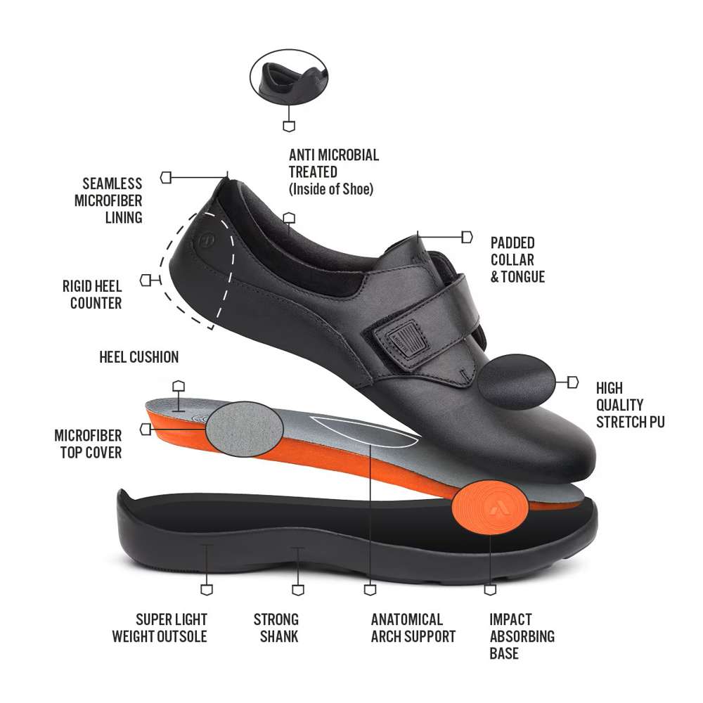 No. 63 Casual Comfort Stretch - Black Stretch