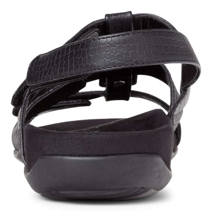 Amber Adjustable Sandal - Black