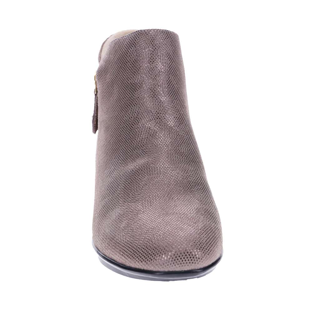 Damascus Wedged Boot - Champagne/Champagne Angle