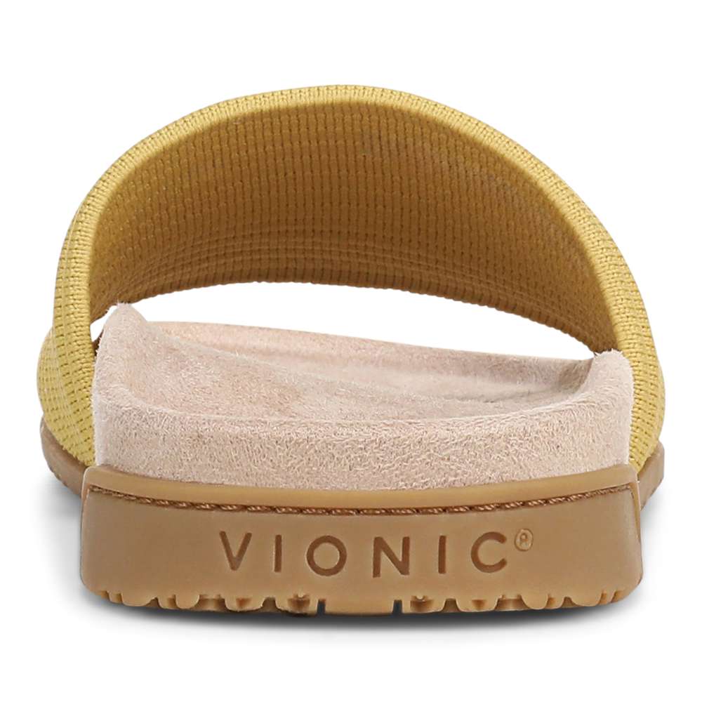 Evie Knit Slide - Dijon