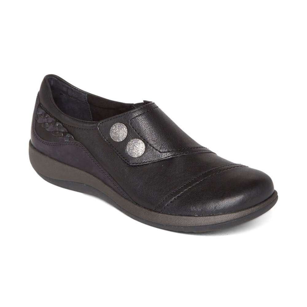 Karina Casual Monk Strap - Black