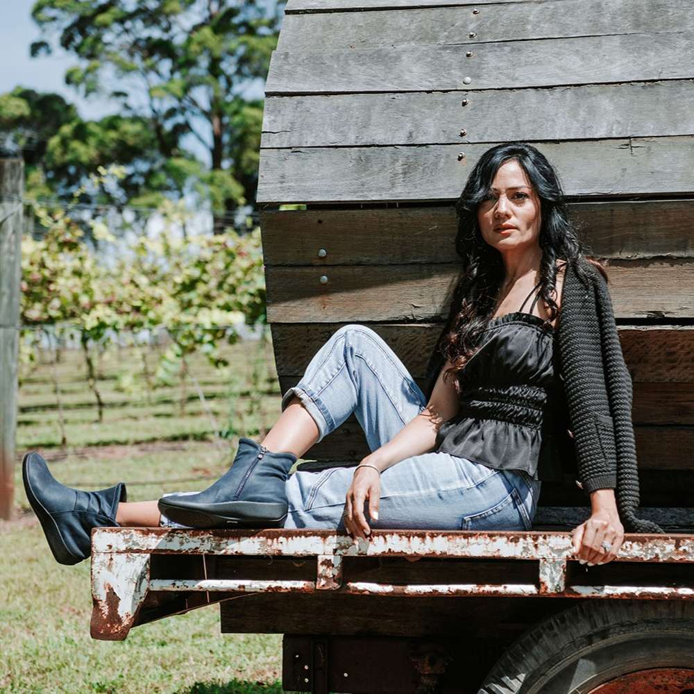 Karla Boot - Navy