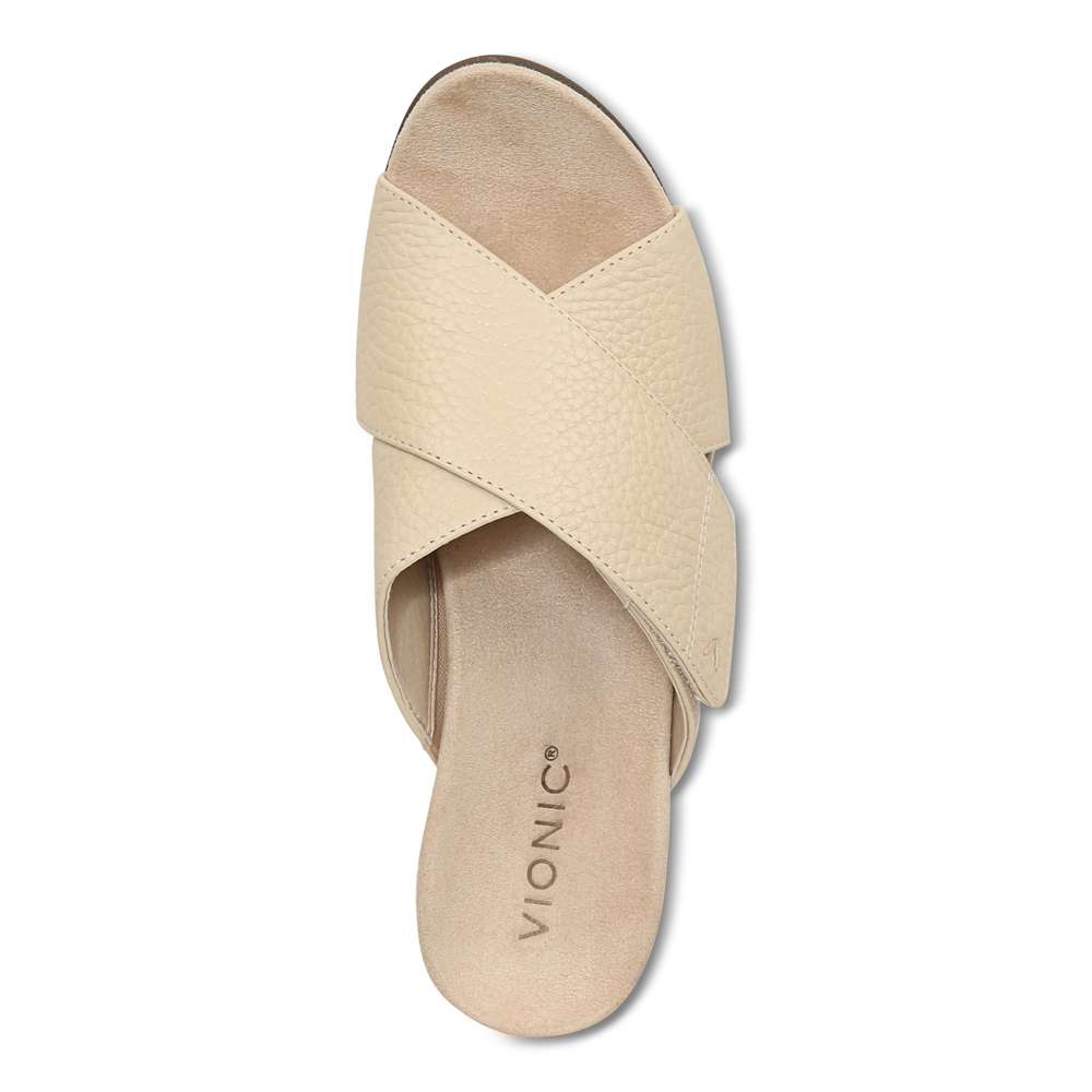 Leticia Wedge Sandal - Semolina