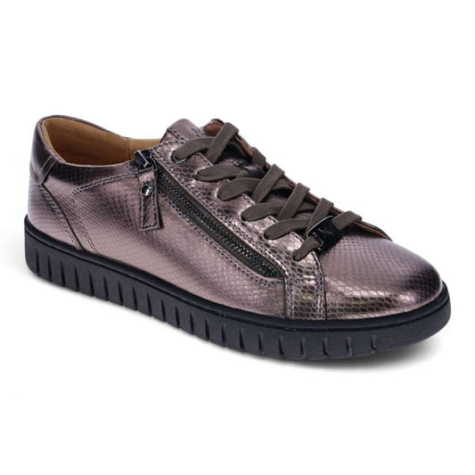 Luna Zip Casual Sneaker - Bronze