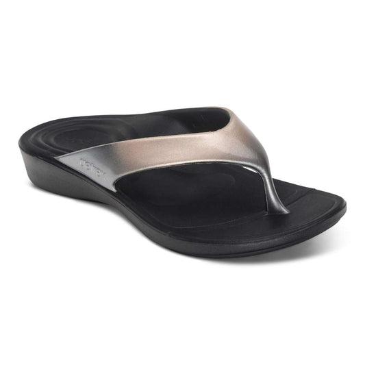 Maui Women's Toe Post Sandal - Metallic Ombre