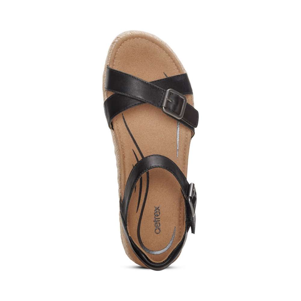 Paula Platform Sandal - Black