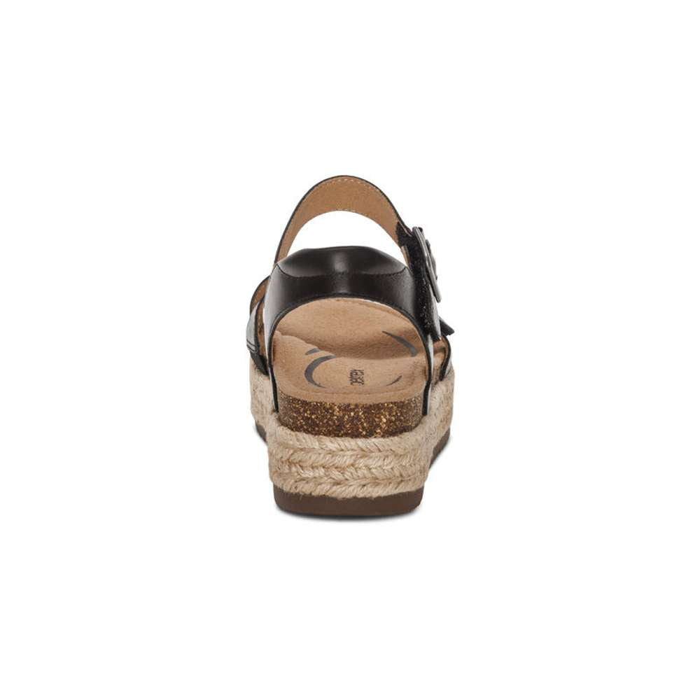 Paula Platform Sandal - Black