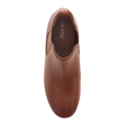 Sally Chelsea Boot - Dark Tan