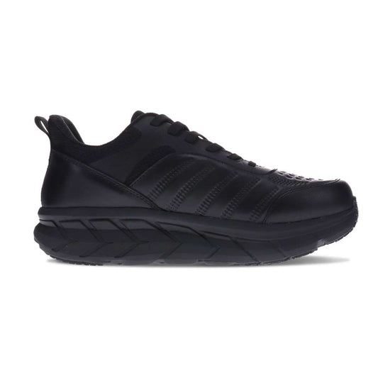 Walker Leather Active Sneaker - Black