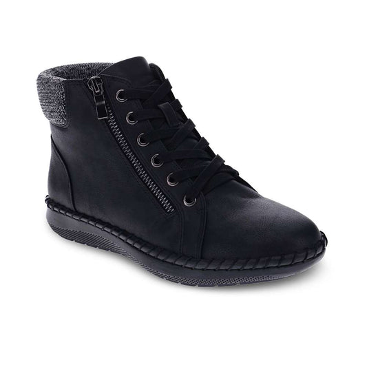 Willow Zip Bootie - Black